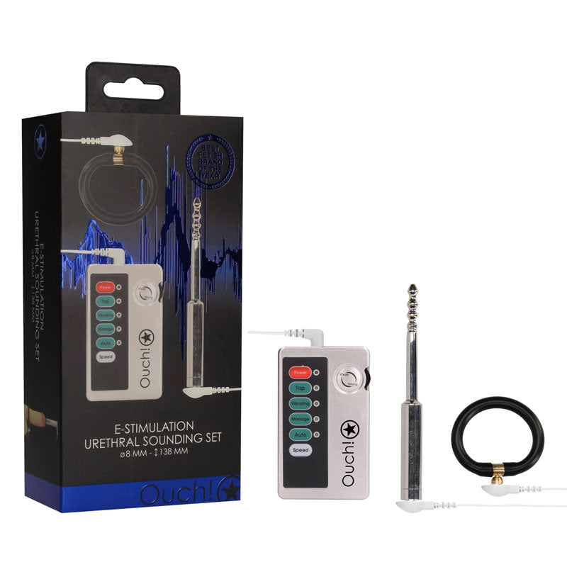 OUCH! E-stim Urethral Sounding Set - Small