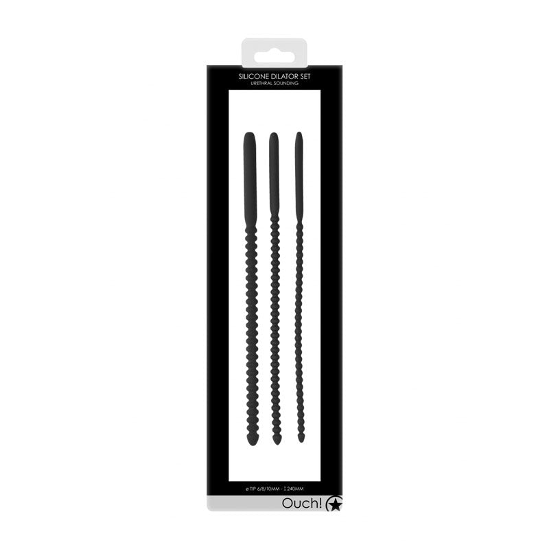 OUCH! Urethral Sounding - Silicone Dilator Set
