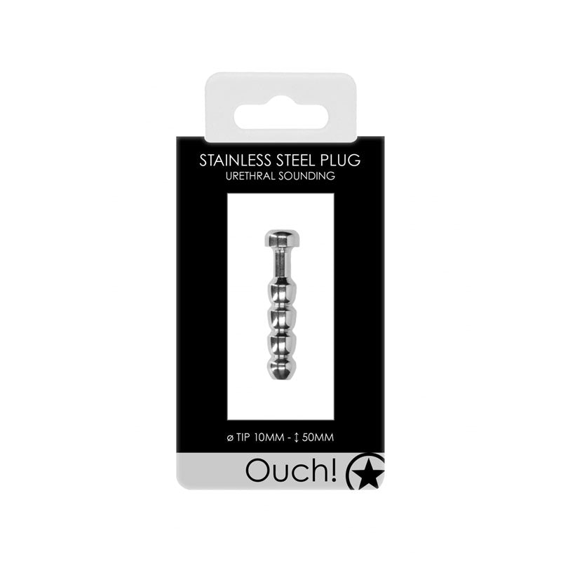 OUCH! Urethral Sounding - Metal Plug - 10mm