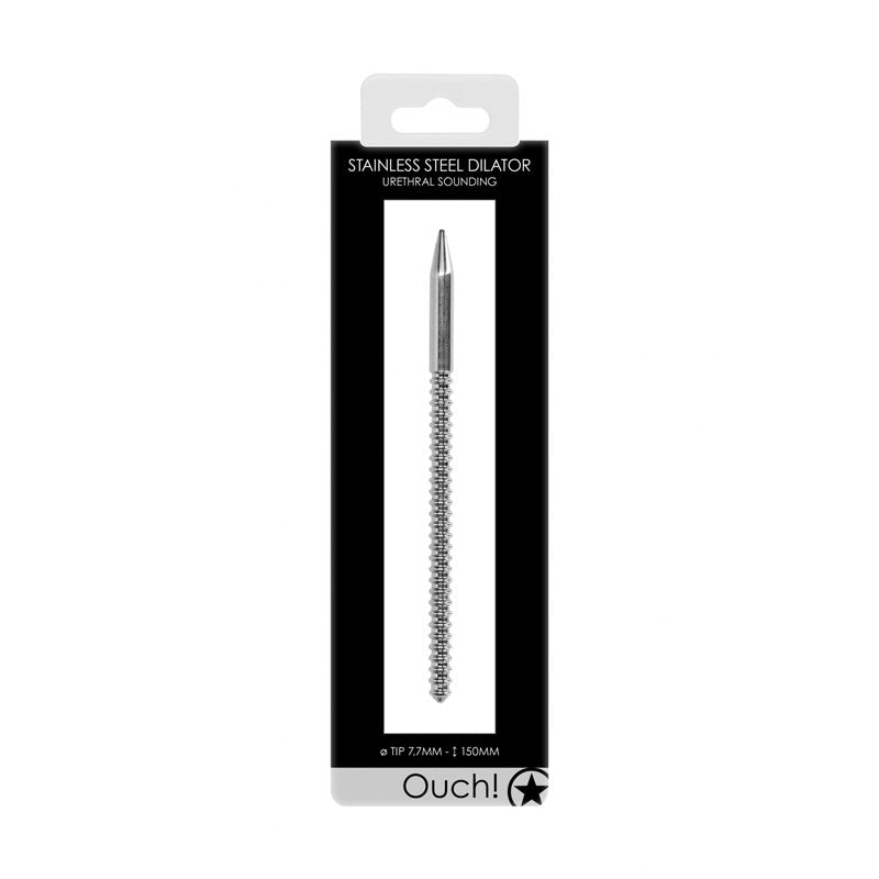 OUCH! Urethral Sounding - Ribbed Dilator