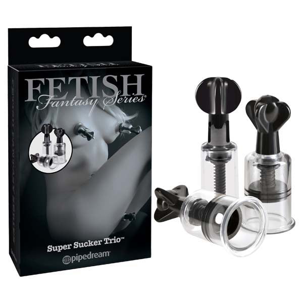 Fetish Fantasy Super Suckers Trio Nipple & Clitoral Sucker Pump Sex Toy