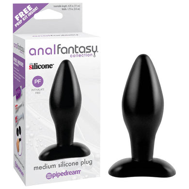 Anal Fantasy Collection Medium Silicone Plug - LOVEBEE