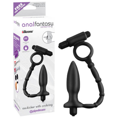 Anal Fantasy Collection Ass-Kicker With Cockring - LOVEBEE