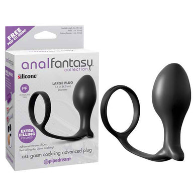 Anal Fantasy Collection Ass-Gasm Cock Ring Advanced Plug - LOVEBEE