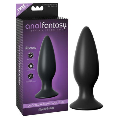 Anal Fantasy Elite Collection Large Rechargeable Anal Plug - LOVEBEE