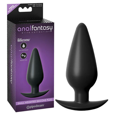 Anal Fantasy Elite Collection Small Weighted Silicone Plug - LOVEBEE