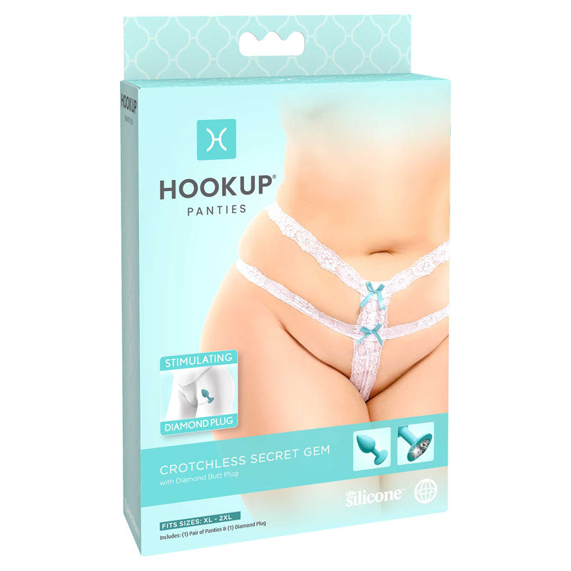 HOOKUP Crotchless Secret Gem