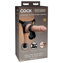 Load image into Gallery viewer, King Cock Elite Deluxe Silicone Body Dock Kit Strap-On Harness Balls Set Sex Toy
