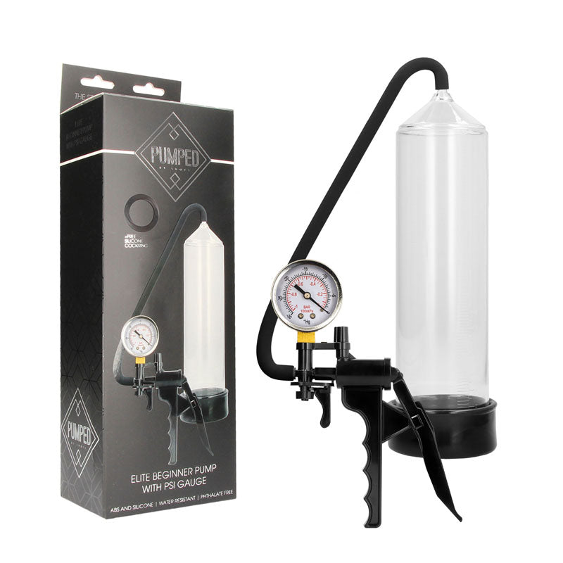 Pumped Elite Beginner Pump with PSI Gauge