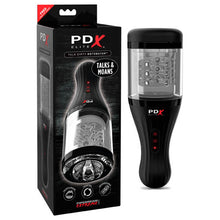 Load image into Gallery viewer, PDX Extreme Toyz Elite Talk Dirty Rotobator Automatic Male Masturbator USB
