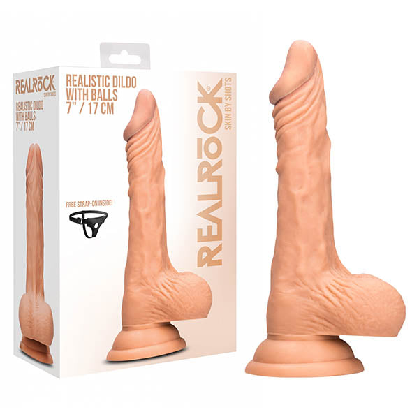 RealRock 7'' Realistic Dildo With Balls