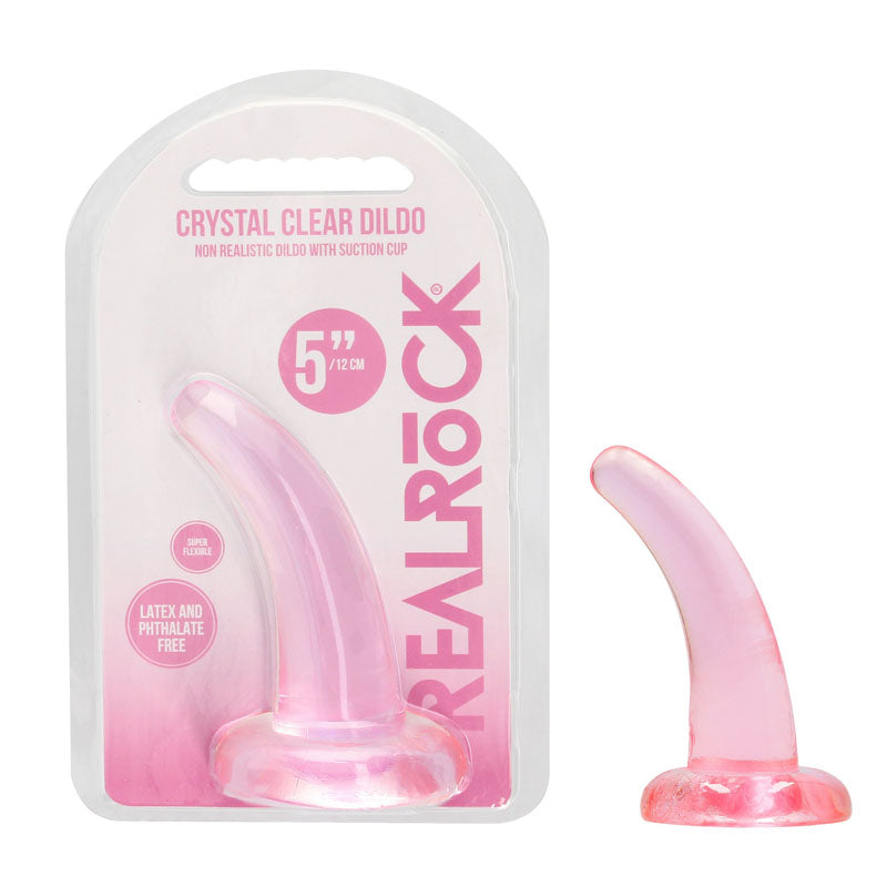 REALROCK Non Realistic Dildo With Suction Cup - 11.5 cm