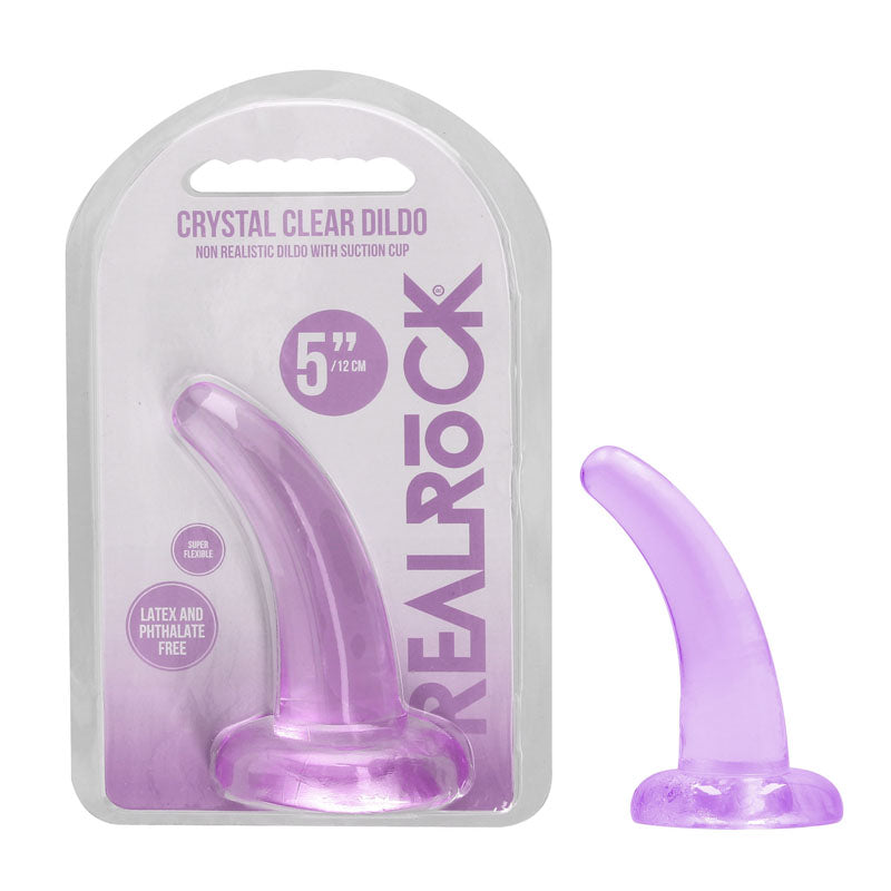 REALROCK Non Realistic Dildo With Suction Cup - 11.5 cm
