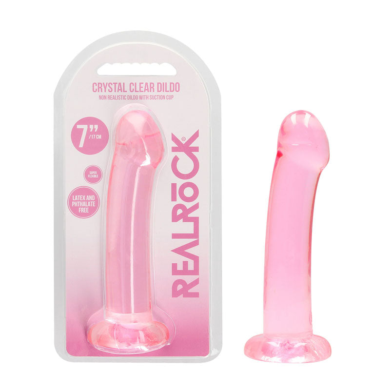 REALROCK Non Realistic Dildo With Suction Cup - 17 cm