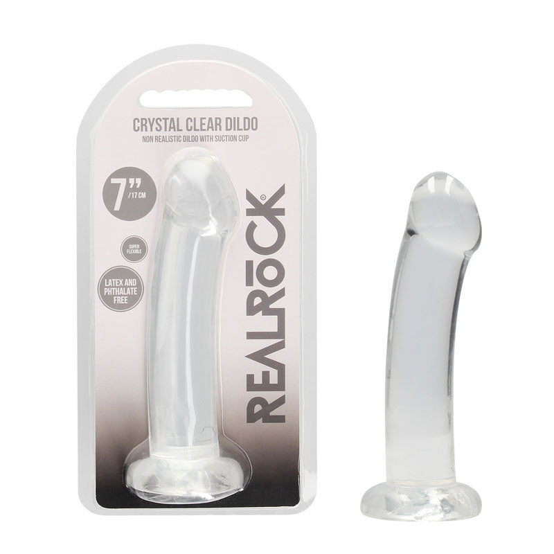 REALROCK Non Realistic Dildo With Suction Cup - 17 cm