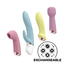 Load image into Gallery viewer, Satisfyer 4x Vibrators Clitoral Stimulator Sucker GSpot Rabbit Anal Wand Sex Toy
