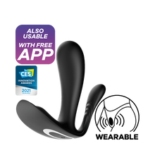 Load image into Gallery viewer, Satisfyer Top Secret+ Wearable Vibrator App Control Panties Couples Toy
