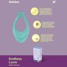 Load image into Gallery viewer, Satisfyer Endless Love Couples Vibrator USB Clitoral Penis Stimulator
