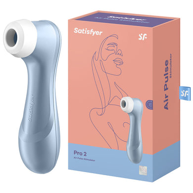 Satisfyer Pro 2 G2 Air Pulse Clitoral Stimulator Blue 4061504009889