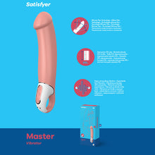 Load image into Gallery viewer, Satisfyer Vibes Master G-Spot Vibrator Large 9.3&quot; Vibrating Dildo 23.5cm
