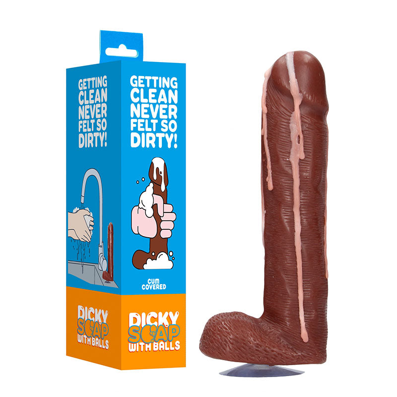 S-Line Dicky Soap With Balls - Cum Covered